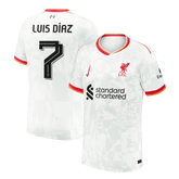 Liverpool LUIS DÍAZ #7 Drittes Auswärts-Fußballtrikot 2024/25 – UCL Edition